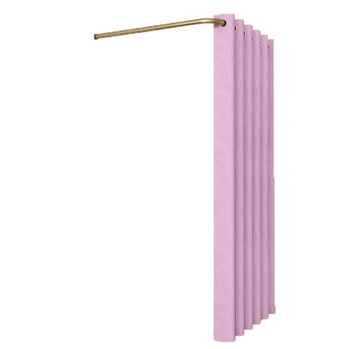 ROSEEONNE umkleidekabine mobil L-förmige Stangen-Umkleidekabine temporäre einfache Umkleidekabine Sichtschutz Compatible with Bekleidungsgeschäfte Einkaufszentren umkleidekabine(Light Pink,100cm) von ROSEEONNE