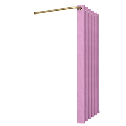 ROSEEONNE umkleidekabine mobil L-förmige Stangen-Umkleidekabine temporäre einfache Umkleidekabine Sichtschutz Compatible with Bekleidungsgeschäfte Einkaufszentren umkleidekabine(Light Purple,80cm) von ROSEEONNE