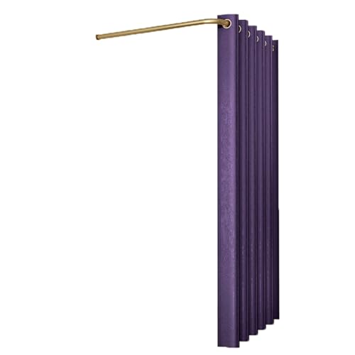 ROSEEONNE umkleidekabine mobil L-förmige Stangen-Umkleidekabine temporäre einfache Umkleidekabine Sichtschutz Compatible with Bekleidungsgeschäfte Einkaufszentren umkleidekabine(Purple,90cm) von ROSEEONNE