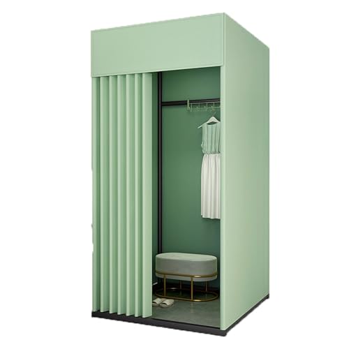 ROSEEONNE umkleidekabine mobil Temporäre Mobile Umkleidekabine, Ankleidezimmer Compatible with Bekleidungsgeschäfte tragbare Faltbare with Einkaufen im Freien 3 Größen umkleidekabine(Cyan,L) von ROSEEONNE