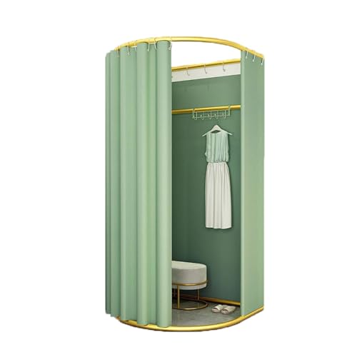 ROSEEONNE umkleidekabine mobil Tragbarer Umkleideraumboden mobiler Ankleideraum Faltbarer Sichtschutz Compatible with Bekleidungsgeschäfte Einkaufen umkleidekabine(Bleu,100x95cm) von ROSEEONNE