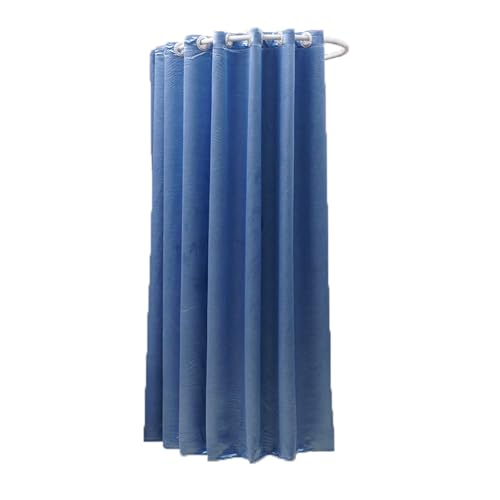 ROSEEONNE umkleidekabine mobil U-förmige Umkleidekabine mit Stange, Bekleidungsgeschäft tragbare temporäre Mobile Umkleidekabine geeignet Compatible with Einkaufszentren umkleidekabine(Bleu) von ROSEEONNE