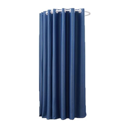ROSEEONNE umkleidekabine mobil U-förmige Umkleidekabine mit Stange, Bekleidungsgeschäft tragbare temporäre Mobile Umkleidekabine geeignet Compatible with Einkaufszentren umkleidekabine(Dark Blue) von ROSEEONNE