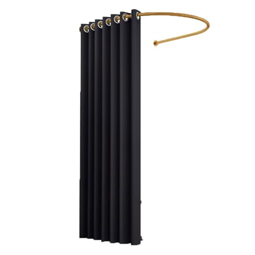 ROSEEONNE umkleidekabine mobil U-förmige Umkleidekabine tragbares Ankleidezimmer einfache mit Vorhängen Compatible with Privatsphäre das Home-Office-Einkaufszentrum umkleidekabine(Black A,100 * 95cm) ROSEEONNE umkleidekabine mobil U-förmige Umkleidekabine tragbares Ankleidezimmer einfache mit Vorhängen Compatible with Privatsphäre das Home-Office-Einkaufszentrum umkleidekabine(Black A,100 * 95cm) von ROSEEONNE