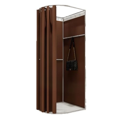 ROSEEONNE umkleidekabine mobil Umkleidekabine Compatible with Bekleidungsgeschäfte tragbare Umkleidekabine geeignet with die Garderobe von Büro- und Schlafsälen umkleidekabine(CAF�,80x80x200cm) von ROSEEONNE