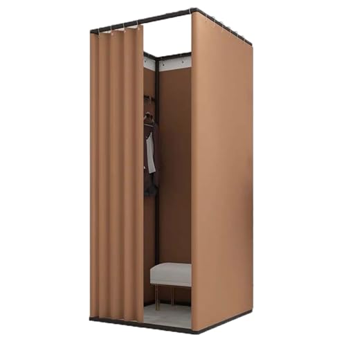 ROSEEONNE umkleidekabine mobil Umkleidekabine Compatible with Einkaufszentren und Einzelhandelsgeschäfte, bodenstehende Umkleidekabine, beweglicher, tragbarer Umkleideraum umkleidekabine(CAF�,85cm) von ROSEEONNE