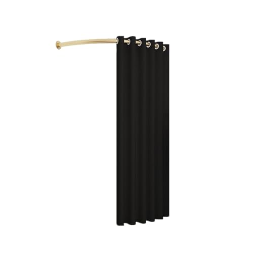 ROSEEONNE umkleidekabine mobil Umkleidekabine Typ C bodenstehende Umkleidekabine temporäre Umkleidekabine Compatible with Einkaufen, Bekleidungsgeschäft Büro 4 Größen umkleidekabine(Black B,80cm) von ROSEEONNE