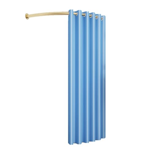ROSEEONNE umkleidekabine mobil Umkleidekabine Typ C bodenstehende Umkleidekabine temporäre Umkleidekabine Compatible with Einkaufen, Bekleidungsgeschäft Büro 4 Größen umkleidekabine(Bleu,100cm) von ROSEEONNE