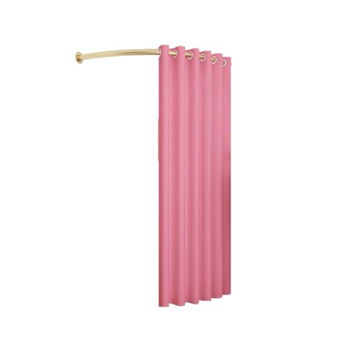 ROSEEONNE umkleidekabine mobil Umkleidekabine Typ C bodenstehende Umkleidekabine temporäre Umkleidekabine Compatible with Einkaufen, Bekleidungsgeschäft Büro 4 Größen umkleidekabine(Light pink,80cm) von ROSEEONNE