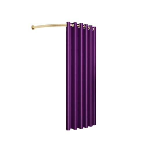 ROSEEONNE umkleidekabine mobil Umkleidekabine Typ C bodenstehende Umkleidekabine temporäre Umkleidekabine Compatible with Einkaufen, Bekleidungsgeschäft Büro 4 Größen umkleidekabine(Purple,80cm) von ROSEEONNE