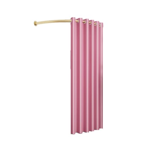 ROSEEONNE umkleidekabine mobil Umkleidekabine Typ C bodenstehende Umkleidekabine temporäre Umkleidekabine Compatible with Einkaufen, Bekleidungsgeschäft Büro 4 Größen umkleidekabine(Rose,90cm) von ROSEEONNE