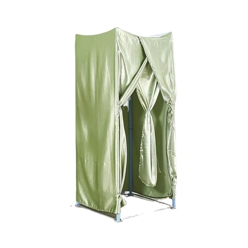 umkleidekabine mobil Einfache zusammenklappbare Umkleidekabine Ankleidezimmer Compatible with den Boden eines Bekleidungsgeschäfts Sichtschutz einfach zu montieren umkleidekabine(Groen,1 * 1 * 2m) von ROSEEONNE