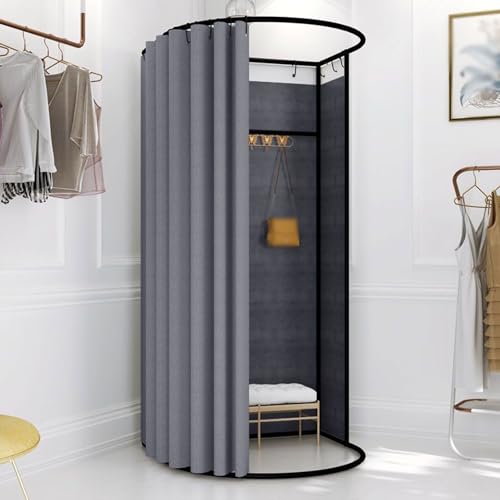 umkleidekabine mobil Mobile Umkleidekabine, abnehmbare tragbare Ankleidekabine, Sichtschutz, Umkleidekabine Compatible with das Home-Office-Einkaufszentrum umkleidekabine(Dark gray,100*95cm) von ROSEEONNE