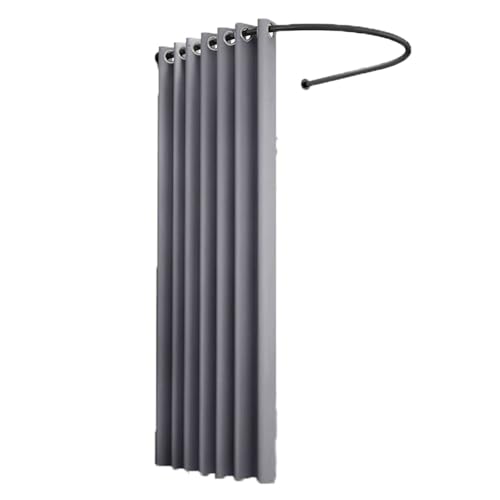 umkleidekabine mobil U-förmige Umkleidekabine tragbares Ankleidezimmer einfache mit Vorhängen Compatible with mehr Privatsphäre geeignet with Bekleidungsgeschäfte umkleidekabine(Dark gray A,100*95cm) umkleidekabine mobil U-förmige Umkleidekabine tragbares Ankleidezimmer einfache mit Vorhängen Compatible with mehr Privatsphäre geeignet with Bekleidungsgeschäfte umkleidekabine(Dark gray A,100*95cm) von ROSEEONNE