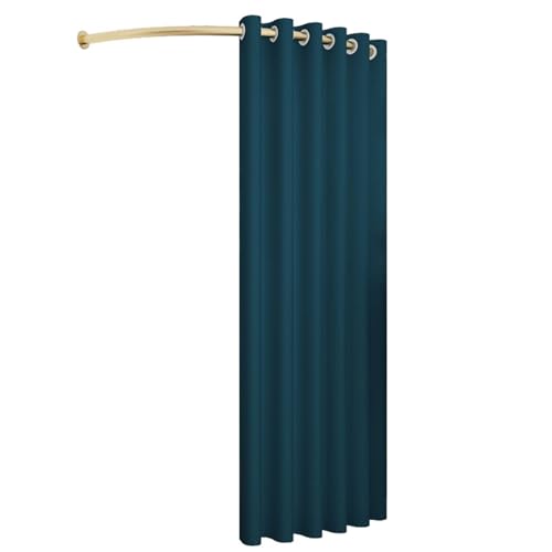 umkleidekabine mobil Umkleidekabine Typ C bodenstehende Umkleidekabine temporäre Umkleidekabine Compatible with Einkaufen, Bekleidungsgeschäft Büro 4 Größen umkleidekabine(Peacock blue,100cm) von ROSEEONNE