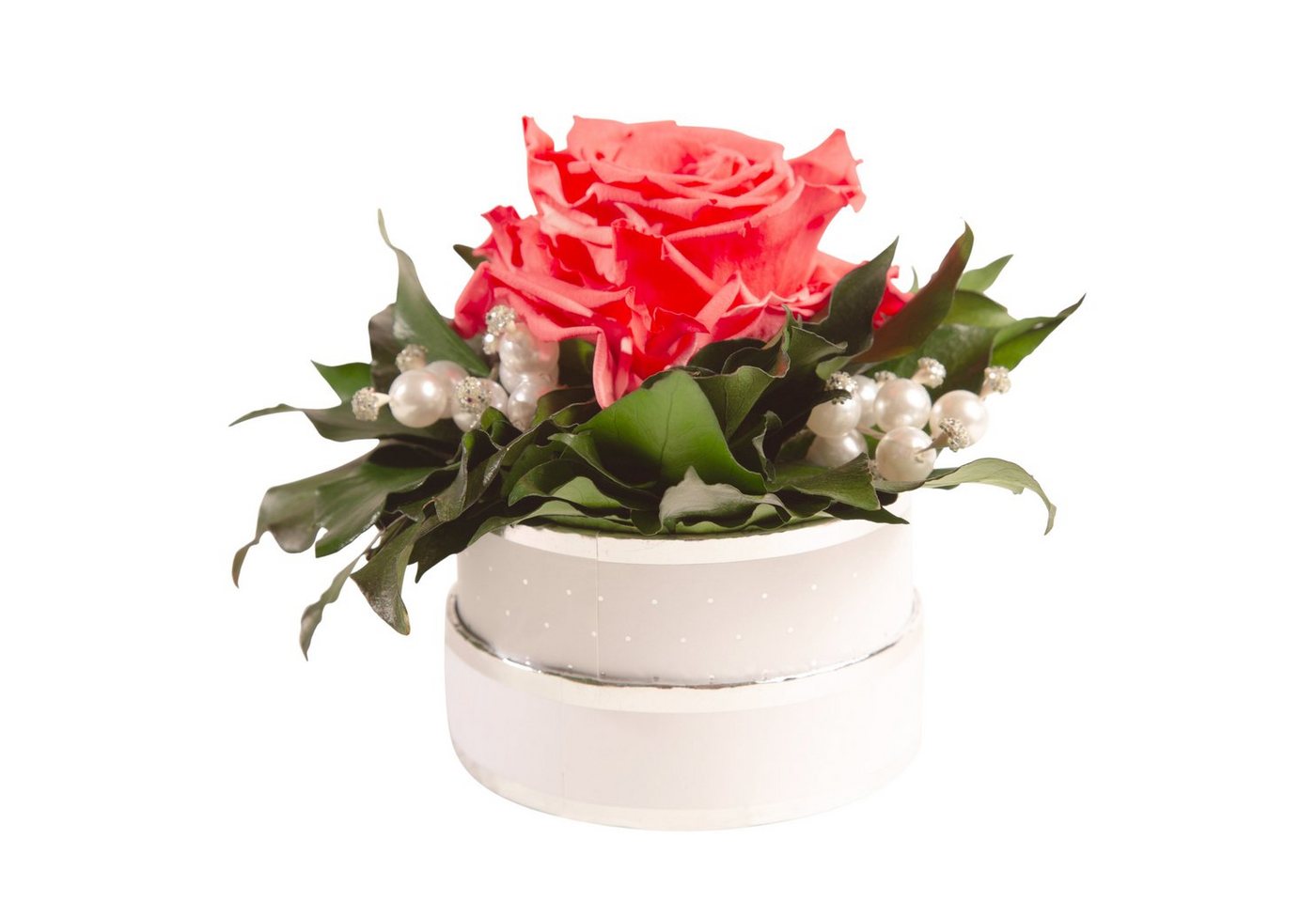 Kunstblume Infinity Rosenbox Diamonds and Pearls 1 infinity Rose Rose, ROSEMARIE SCHULZ Heidelberg, Höhe 10 cm, echte Blume die lange hält, Made in Germany Kunstblume Infinity Rosenbox Diamonds and Pearls 1 infinity Rose Rose, ROSEMARIE SCHULZ Heidelberg, Höhe 10 cm, echte Blume die lange hält, Made in Germany von ROSEMARIE SCHULZ Heidelberg