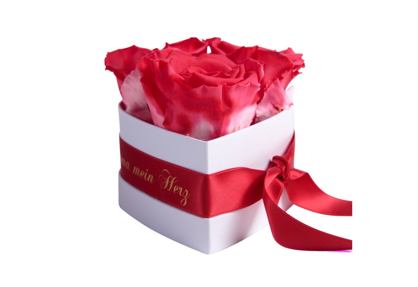 Kunstblume Rosenbox Herz 3 Infinity Rosen Mama, ich hab Dich lieb Geschenk Rose, ROSEMARIE SCHULZ Heidelberg, Höhe 10 cm, echte Rosen haltbar bis zu 3 Jahre, Made in Germany Kunstblume Rosenbox Herz 3 Infinity Rosen Mama, ich hab Dich lieb Geschenk Rose, ROSEMARIE SCHULZ Heidelberg, Höhe 10 cm, echte Rosen haltbar bis zu 3 Jahre, Made in Germany von ROSEMARIE SCHULZ Heidelberg