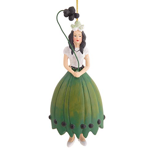 ROSEMARIE SCHULZ Heidelberg Blumen Mädchen Liguster zum Hängen Flower Fairy Figur Dekofigur Blumenfigur Skulptur Blumenkinder von ROSEMARIE SCHULZ Heidelberg