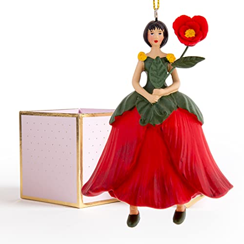 ROSEMARIE SCHULZ Heidelberg Mohnblumen Blumen Mädchen zum Hängen mit Geschenkbox Flower Fairy Figur/Dekofigur/Blumenkind/Blumenskulptur von ROSEMARIE SCHULZ Heidelberg