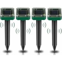 Nazalus-Hot Sale-Ultraschall-Solar-Maulwurfvertreiber, 4er-Pack Solar-Maulwurfvertreiber, IP65 wasserdichter Mäuseabwehrmittel für den Außenbereich von ROSEMARY
