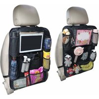 Rosemary - Auto-Organizer für Kinder, 10 Taschen, 2er-Set, Schutz für Kinderautositze mit transparenter Tasche für die Aufbewahrung im Auto Rosemary - Auto-Organizer für Kinder, 10 Taschen, 2er-Set, Schutz für Kinderautositze mit transparenter Tasche für die Aufbewahrung im Auto von ROSEMARY