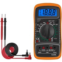 Rosemary - Digitalmultimeter XL830L Batterietester Batteriestrom Spannung ac dc Summer Transistor npn pnp Voltmeter Amperemeter Ohmmeter für diy Lab von ROSEMARY