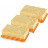 LaBlanc – 3 Stück Staubsaugerfilter, Nass- und Trockensaugerfilter für Karcher MV4 MV5 MV6 WD4 WD5 WD6, WD4P WD5P WD6P Staubsauger – Ersatz von ROSEMARY