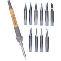 Rosfix 900M Lötspitzen Set – 10 Lötspitzen Ø6mm, L26mm Präzisionslötung Kompatibel mit WEP, YIHUA, ROSFIX 936 853D 878D Lötkolben Zubehör Rosfix 900M Lötspitzen Set – 10 Lötspitzen Ø6mm, L26mm Präzisionslötung Kompatibel mit WEP, YIHUA, ROSFIX 936 853D 878D Lötkolben Zubehör von ROSFIX