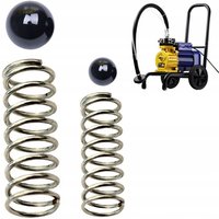 Rosfix RepairKit WK-SPR – Ventilkugel & Feder Set für Membran-Farbspritzgerät Wolframkugeln 7,88 mm & 12,25 mm Kompatibel mit Rosfix Strong Storm von ROSFIX