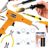 Rosfix Set – Kunststoff Schweißgerät & Kunststoff Heftgerät Ergonomisches Design, Temperatur bis 750°C, inkl. 200 Heftklammern Reparatur und Stärkung Rosfix Set – Kunststoff Schweißgerät & Kunststoff Heftgerät Ergonomisches Design, Temperatur bis 750°C, inkl. 200 Heftklammern Reparatur und Stärkung von ROSFIX