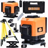 Rosfix Set Orange Tiger ROT12L – 12 Linien Kreuzlinienlaser mit Stativ 43–120 cm & Wandhalterung 360° Grünlaser IP54 ±3° Selbstnivellierung Baulaser Rosfix Set Orange Tiger ROT12L – 12 Linien Kreuzlinienlaser mit Stativ 43–120 cm & Wandhalterung 360° Grünlaser IP54 ±3° Selbstnivellierung Baulaser von ROSFIX