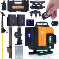 Rosfix Set Orange Tiger ROT16L – 16 Linien Kreuzlinienlaser mit Stativ & Wandhalter 360° Grünlaser, IP54, 25 m Reichweite Selbstnivellierend Rosfix Set Orange Tiger ROT16L – 16 Linien Kreuzlinienlaser mit Stativ & Wandhalter 360° Grünlaser, IP54, 25 m Reichweite Selbstnivellierend von ROSFIX