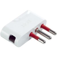 90 grad mobiler stecker 10a 2p+e 250v spa11 weiß - rs9706b - Rosi von ROSI