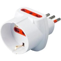 Electrical equipment dreifach adapter 2p+t stecker 2p+t buchse mit schuko rs78045t - Rosi von ROSI