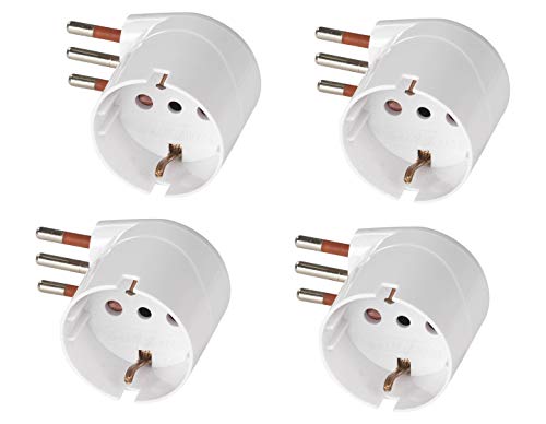 ROSI Schuko Adapter 90° 10A 2P+T weiß ROSI Schuko Adapter 90° 10A 2P+T weiß von ROSI