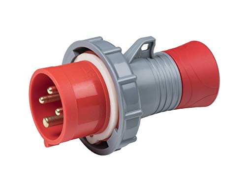 Rosi 8214 Mobile Industrial Stecker IP67, grau/rot Rosi 8214 Mobile Industrial Stecker IP67, grau/rot von ROSI
