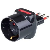 Dreifach-adapter Rosi elektrisches material 2p+e schwarz - rs7705n Dreifach-adapter Rosi elektrisches material 2p+e schwarz - rs7705n von ROSI