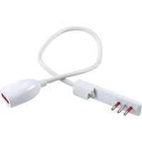 Rosi - Flache Verlängerung 3 m mit ultraflachem Stecker 10 a 2P+T Farbe Weiß Rose RS92038 Rosi - Flache Verlängerung 3 m mit ultraflachem Stecker 10 a 2P+T Farbe Weiß Rose RS92038 von ROSI