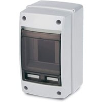 Rosi - Wandschalttafel komplett mit grauer DIN-Schiene IP65 2/4 Module RS3902-T Rosi - Wandschalttafel komplett mit grauer DIN-Schiene IP65 2/4 Module RS3902-T von ROSI