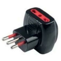 Rosi electrical equipment dreifach adapter 2p+t 10a 250v schwarz rs78042t von ROSI