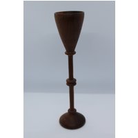 Große Mahagoni Flötenvase Vase Ornament Für Trockene Blume von ROSIANWOOD