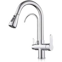 3-Wege-Umkehrosmose-Wasserhahn, ausziehbar, geschwungene Linien Serie Apolo Verchromt 3-Wege-Umkehrosmose-Wasserhahn, ausziehbar, geschwungene Linien Serie Apolo Verchromt von ROSMMEL