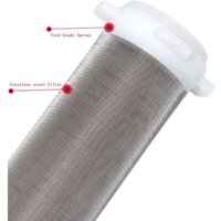 Ersatzkartusche aus waschbarem 40-Mikron-Edelstahlgewebe für ROTEK-Messingwasserfilter von ROSMMEL