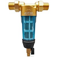 Messingwasserfilter mit selbstreinigendem Edelstahlgewebe Messingwasserfilter mit selbstreinigendem Edelstahlgewebe von ROSMMEL