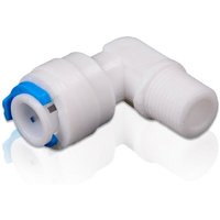 Schnellkupplung Winkelstück mit Gewinde 1/8" Außengewinde auf 1/4" Rohr Schnellkupplung Winkelstück mit Gewinde 1/8" Außengewinde auf 1/4" Rohr von ROSMMEL