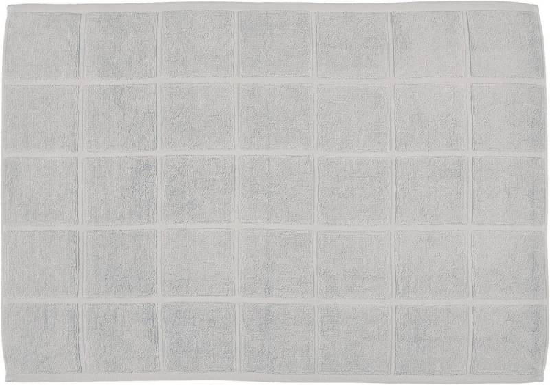 ROSS Duschmatte Ross Duschmatte Zwirn- Frottee Quadratmuster, Baumwolle von ROSS