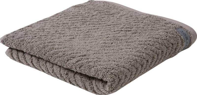 ROSS Duschtuch Smart, Frottier (1-St), Uni-Rippe mit Velourslabel von ROSS