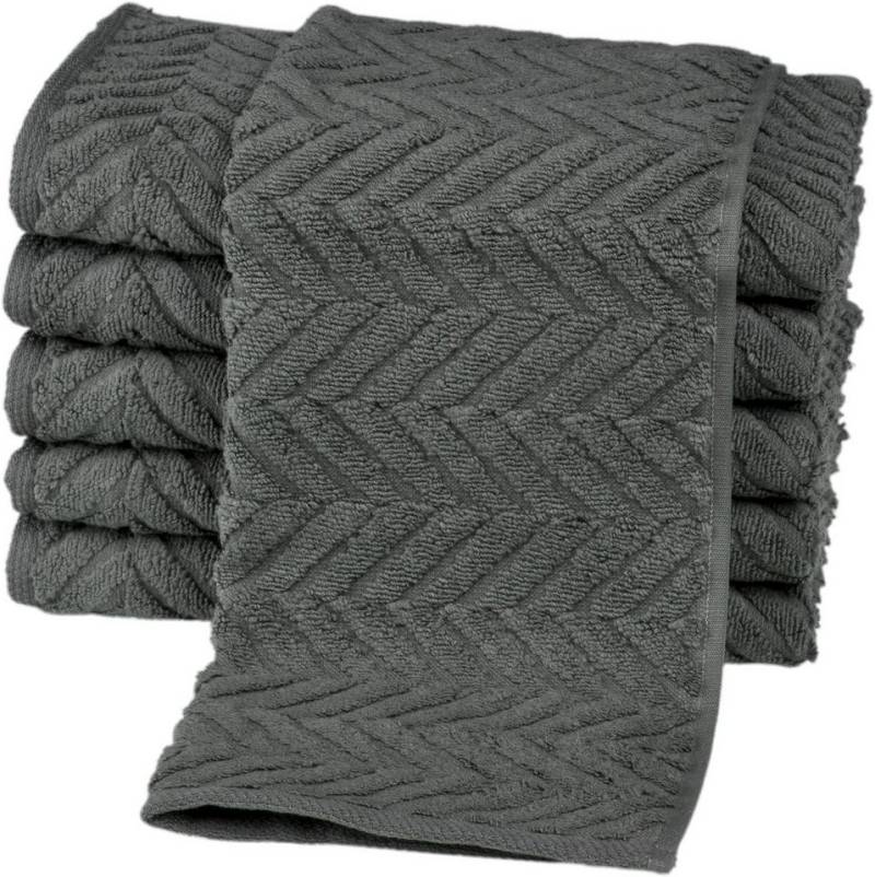 ROSS Gästehandtücher Sensual 9001, Frottier (6-St), 100% Baumwolle von ROSS