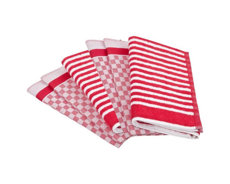 ROSS Geschirrtuch Exclusiv, (2 X Geschirrtuch (50 X 70cm), 1 X Küchentuch (50 X 50cm), 4 X Geschirr- 2 X Küchentuch im Set - Saugstark von ROSS