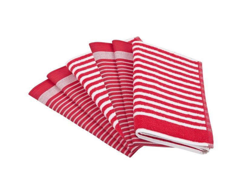 ROSS Geschirrtuch Exclusiv, (Spar-Set, 2 X Geschirrtuch (50 X 70cm), 1 X Küchentuch (50 X 50cm), 4 X Geschirr- 2 X Küchentuch im Set - Saugstark von ROSS